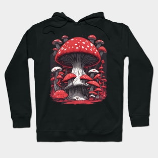 Fantasy art illustration of mushrooms Hoodie